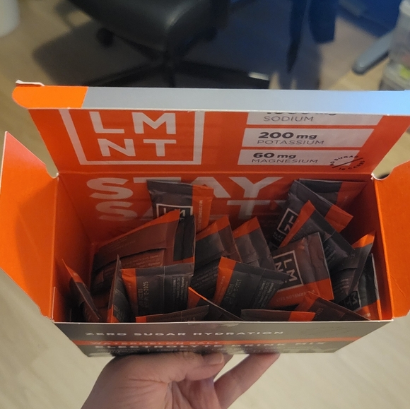 LMNT Watermelon & Raspberry Salt Electrolyte Drink Mix - Picture 2 of 6